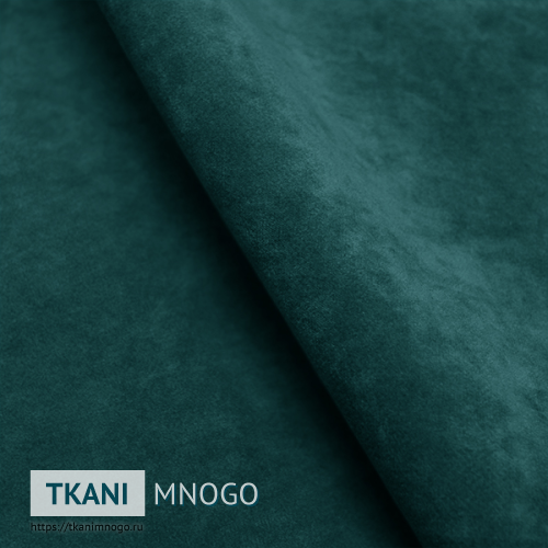 Фото внешнего вида велюра “10” (однотонный зеленый, синий)