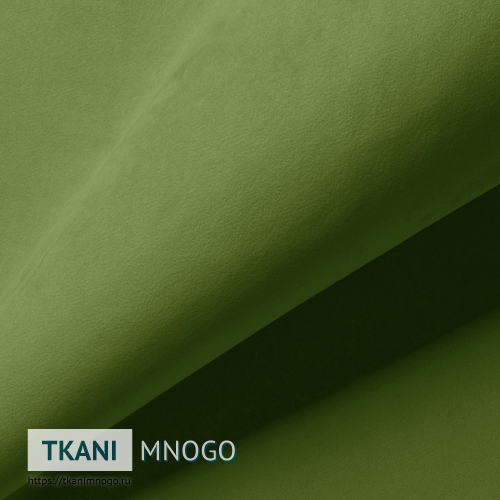 Фото обивки велюра “33” (однотонный зеленый)