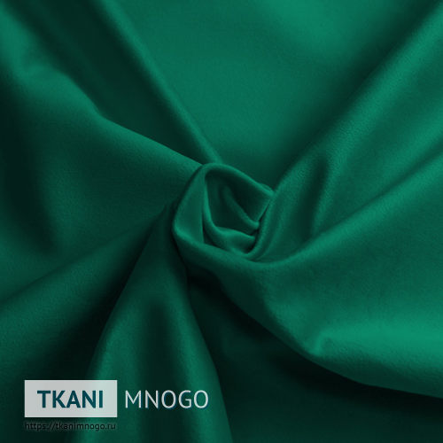 Фото материала велюра “MR-19” (однотонный зеленый)