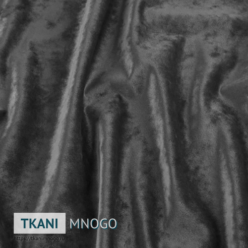 Фото материала велюра “16” (однотонный серый)